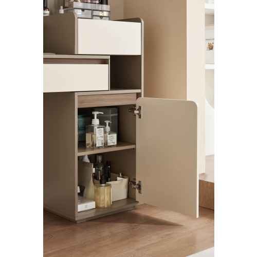 Linspire Rena Extendable Dressing Table with Storage Cabinet