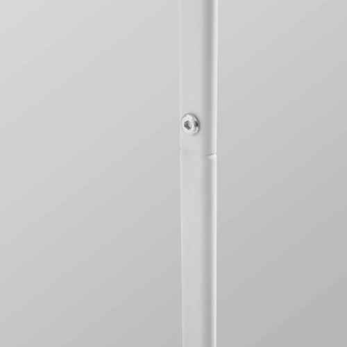 Linspire Pitch Metal Clothes Rack with Storage 56cm, White
