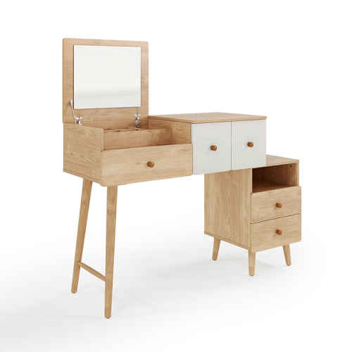 Linspire Juniper Extendable Dressing Table with Hidden Mirror