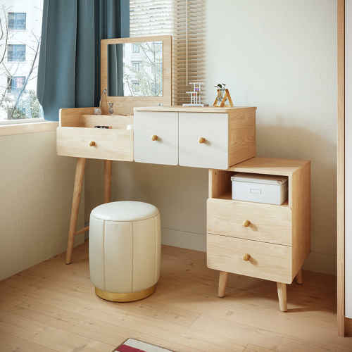 Linspire Juniper Extendable Dressing Table with Hidden Mirror