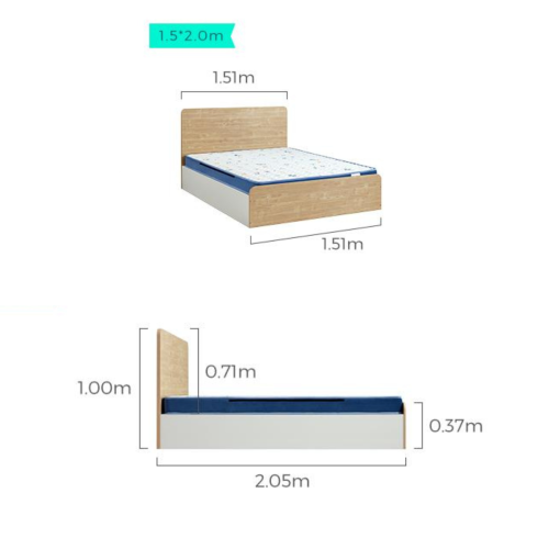 Linspire Juniper Bed Frame with Underbed Storage 150x200cm