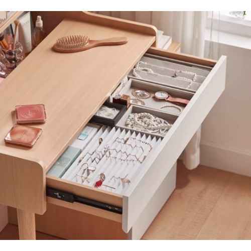 Linspire Juniper Extendable Dressing Table with Cabinet Set