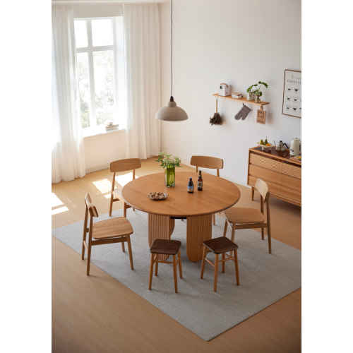 Linspire Harbor Solid Wood Dining Table with 2 Chairs Set 0.95m