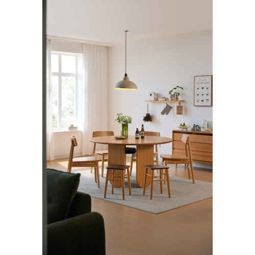 Linspire Harbor Solid Wood Dining Table with 2 Chairs Set 1.1m