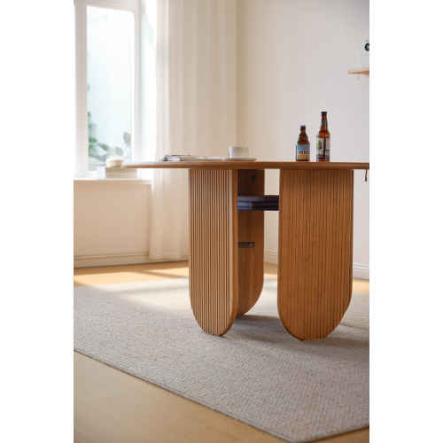 Linspire Harbor Solid Wood Dining Table with 2 Chairs Set 1.25m