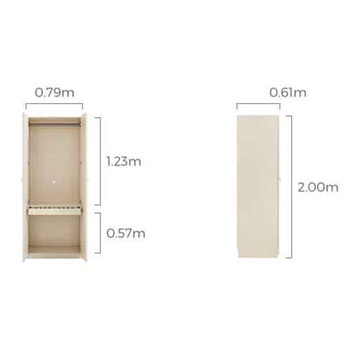 Linspire Haven 2-Door Wardrobe