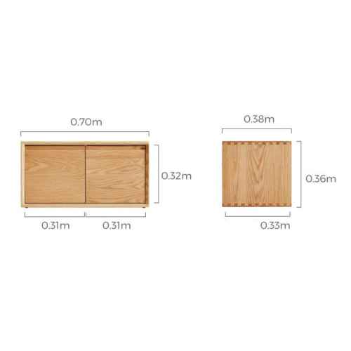 Linspire Lumis Solid Wood Cabinet Module