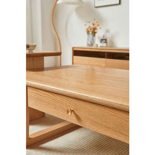 Linspire Sumi Coffee Table with 2 Drawers, 1.3m