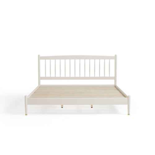 Linspire Ventus Solid Wood Bed Frame, 180x200cm, White