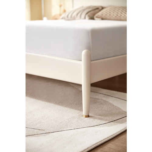 Linspire Ventus Solid Wood Bed Frame, 180x200cm, White