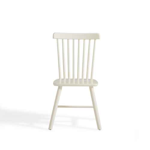 Linspire Ventus Solid Wood Dining Chairs, Set of 2, White