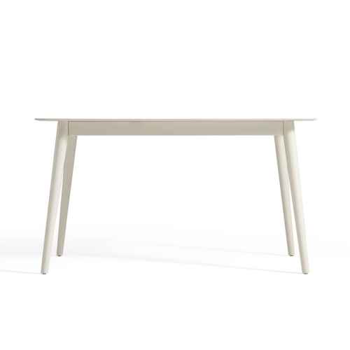 Linspire Ventus Dining Table with Sintered Marble Top, 1.2m, White