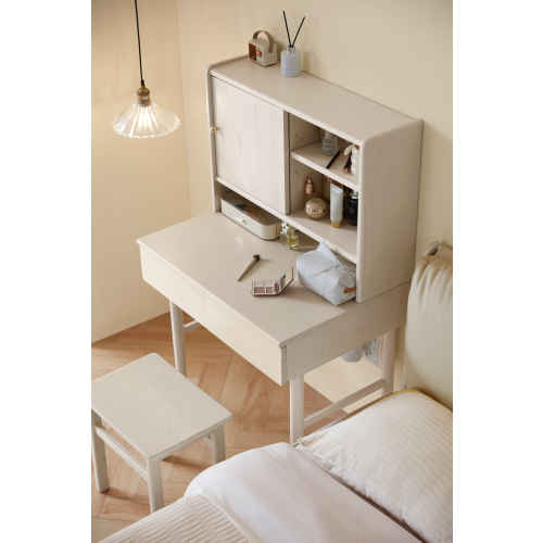 Linspire Ventus Solid Wood Dressing Table, 0.6m, White