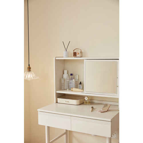 Linspire Ventus Solid Wood Dressing Table, 0.8m, White