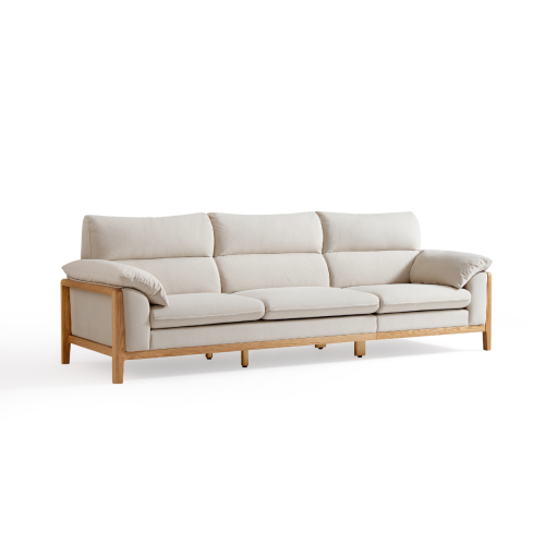 Linspire Drift 3-Seater Sofa, Natural & White