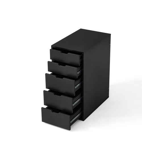 Linspire Amie Chest of 5 Drawers, Black