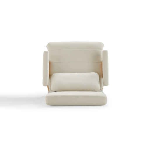 Linspire Aura Foldable Lounge Chair, White