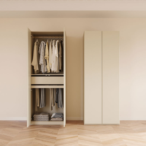 Linspire Aurora 2-Door Wardrobe with Pants Rack