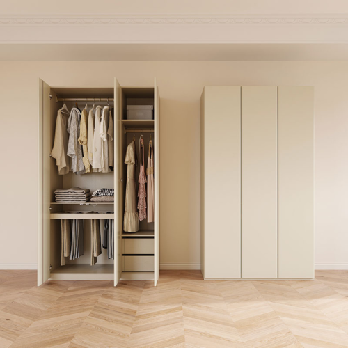 Linspire Aurora 3-Door Wardrobe with 2 Drawers