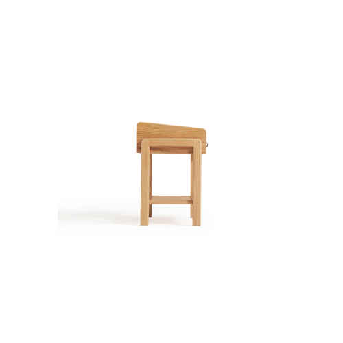 Linspire Flow Solid Wood Bedside Table