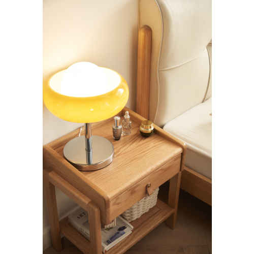 Linspire Flow Solid Wood Bedside Table