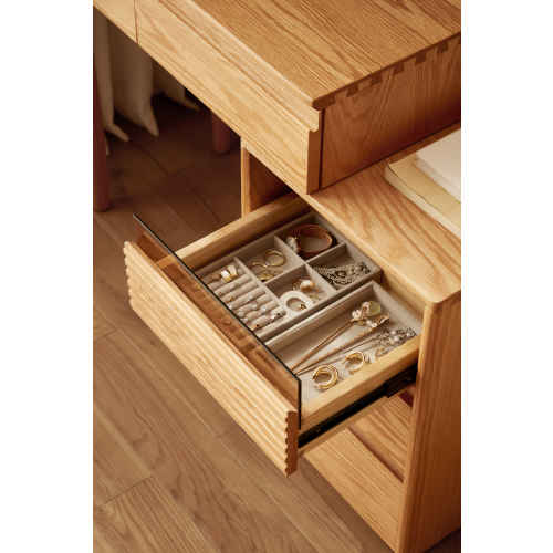 Linspire Flow Solid Wood Storage Cabinet