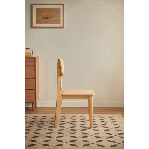Linspire Flow Solid Wood Dining Chair, Set of 2