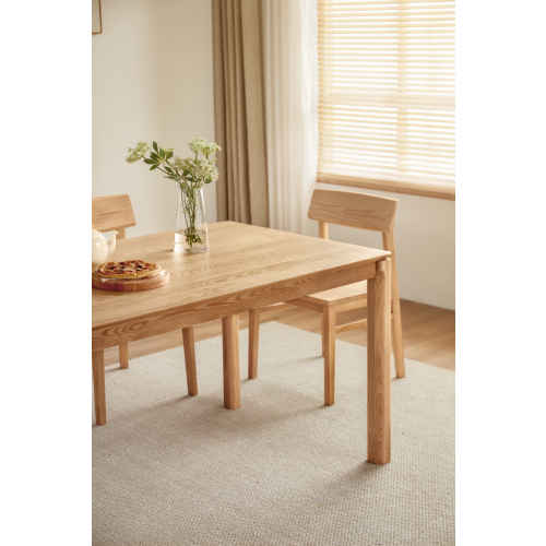 Linspire Flow Solid Wood Dining Table, 1.5m