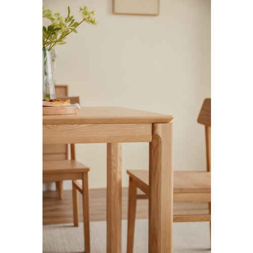 Linspire Flow Solid Wood Dining Table, 1.5m