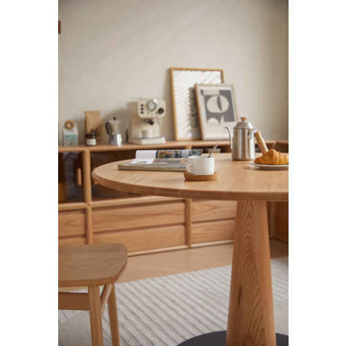 Linspire Flow Round Dining Table, 1.1m