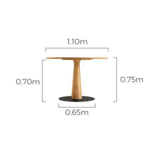 Linspire Flow Round Dining Table, 1.1m