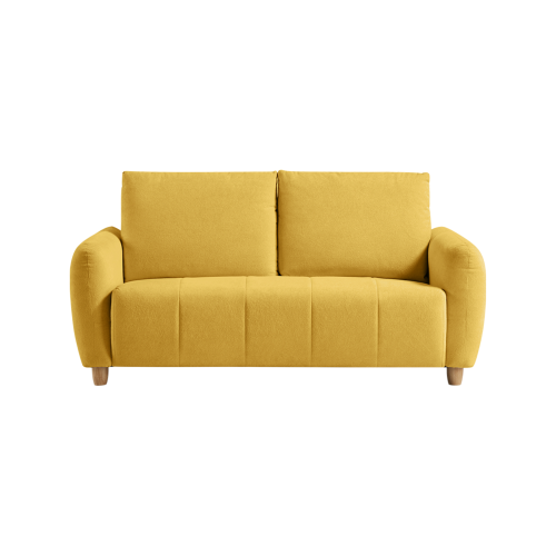 Linspire Aero 2-Seater Boucle Sofa, Yellow