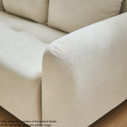 Linspire Aero Boucle Loveseat, Off White