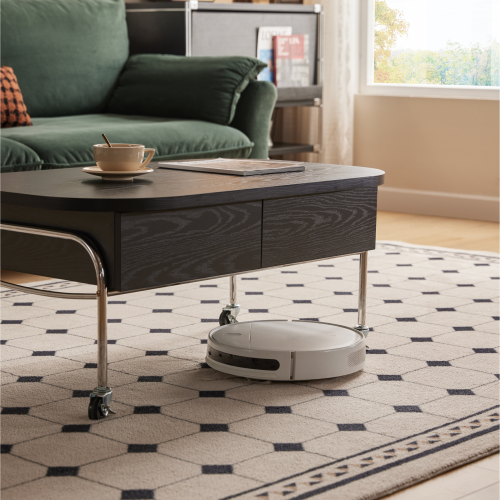 Linspire Meadow Coffee Table with Casters, Black