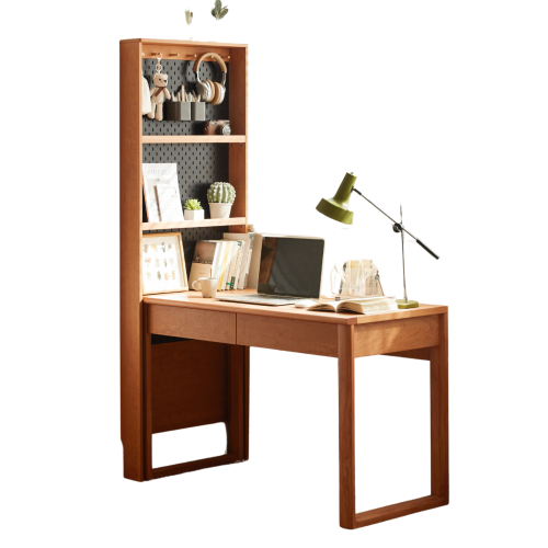 Linspire Radian Office Desk with Book Rack