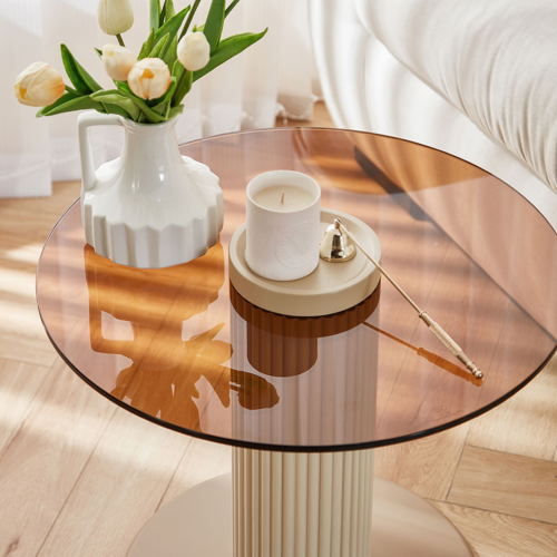 Linspire Spire Glass Top Coffee Table