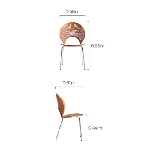 Linspire Zen Shell Dining Chairs, Set of 2