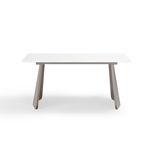 Linspire Xenon Glossy Sintered Stone Top Dining Table