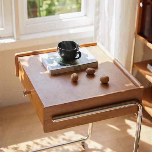 Linspire Zen Movable Side Table with Casters