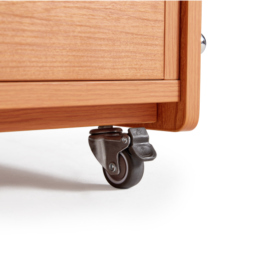 Linspire Zen Movable Storage Side Table with Casters