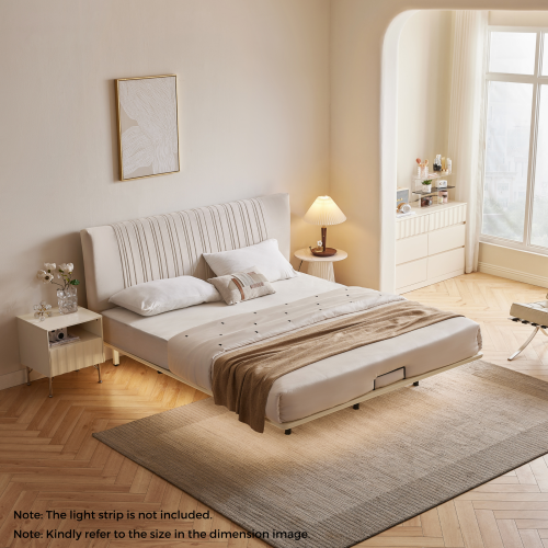 Linspire Motif Floating Small Queen Bed Frame