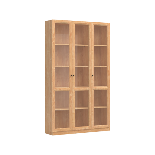 Linspire Prism 3 Plastic Door Bookcase, Natural