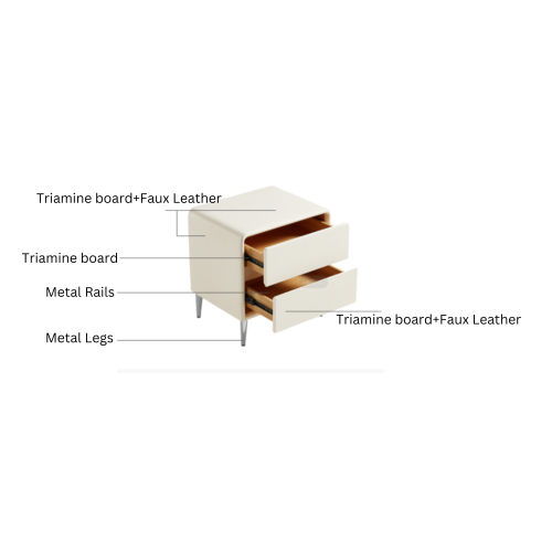Linspire Whimsy Bedside Table