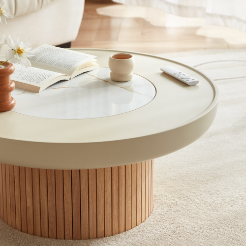 Linspire Glimmer Sintered Stone Table Top Coffee Table
