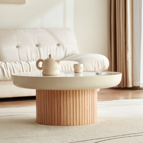 Linspire Glimmer Sintered Stone Table Top Coffee Table