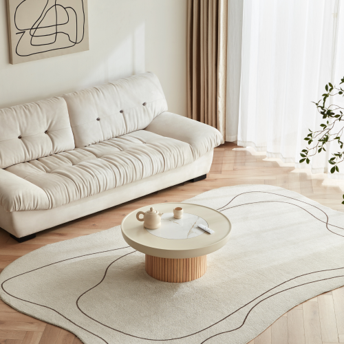 Linspire Glimmer Sintered Stone Table Top Coffee Table