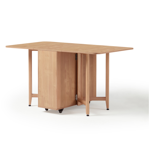 Linspire Yumi Foldable Dining Table & Kitchen islands Set, Natural