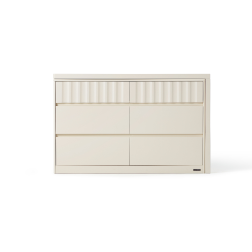 Linspire Whisper Adjustable Dressing Table with Chest of 6 Drawers