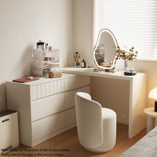 Linspire Whisper Adjustable Dressing Table with Chest of 3 Drawers