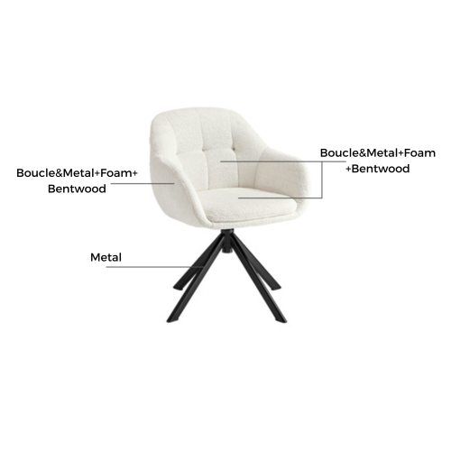 Linspire Nectar Boucle Office Chair